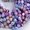 108 Pieces Sea Sediment Imperial Jasper Beads for Jewelry Making 8 MM Colorful Imperial Jasper Gemstones Loose Stone Beads